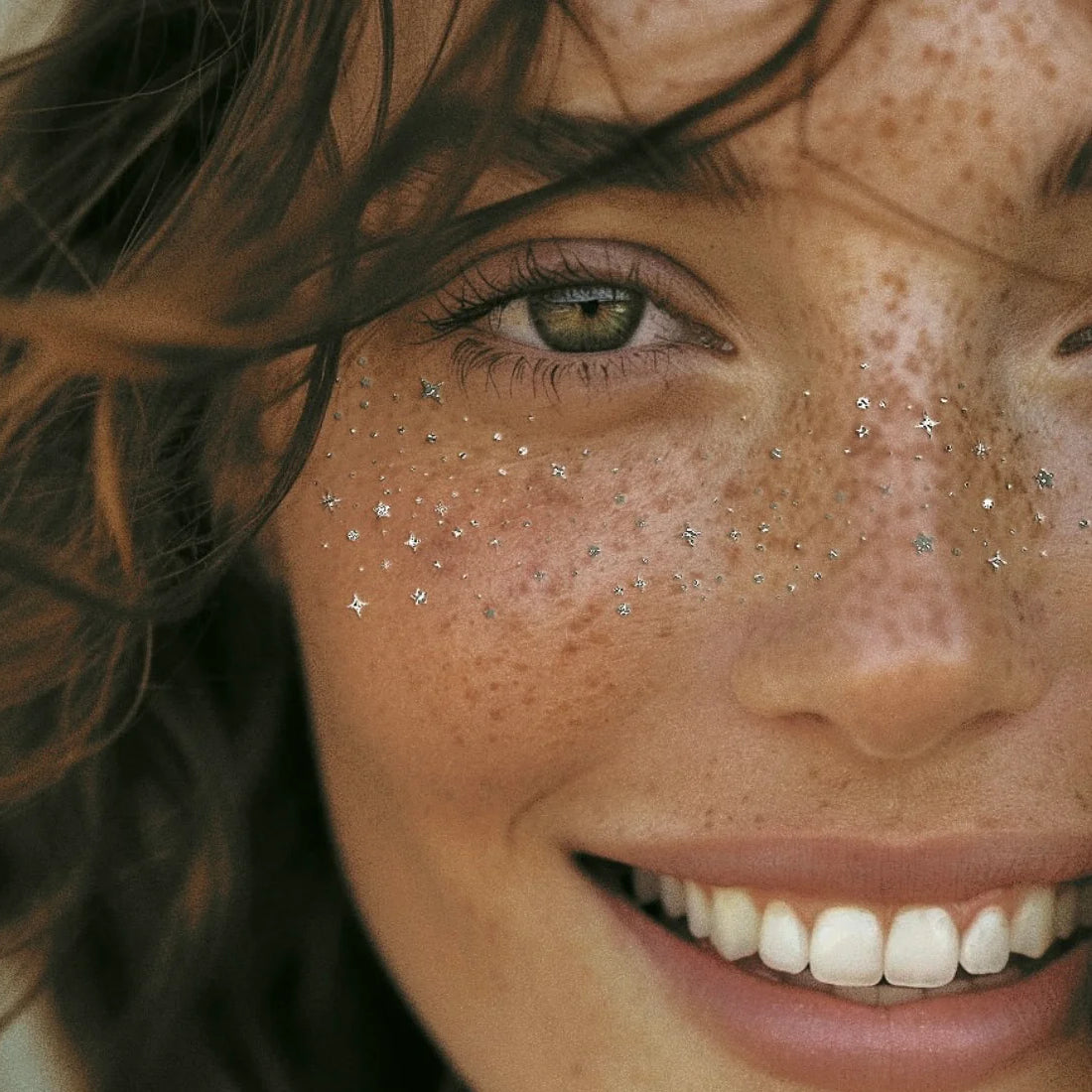 HerAscend™ Silver Glitter Freckles