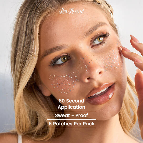 HerAscend™ Silver Glitter Freckles