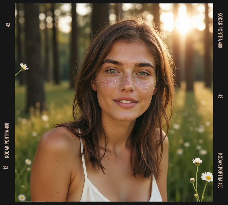 HerAscend™ Silver Glitter Freckles