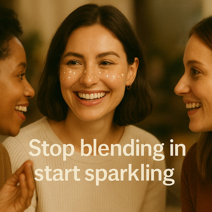 HerAscend™ Silver Glitter Freckles